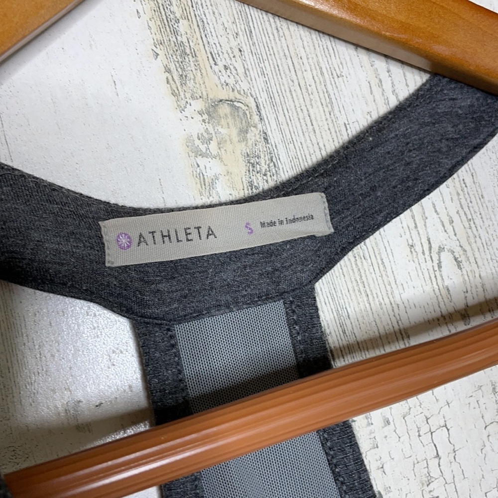 Athleta (grey) racerback tee dress EUC - Picture 5 of 10